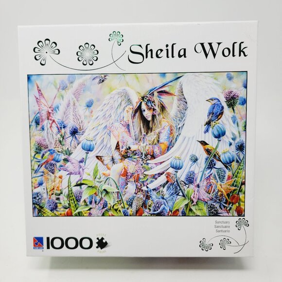 The Sanctuary By Sheila Wolk Puzzle Jigsaw 1000pc Fairy - Picture 1 of 4